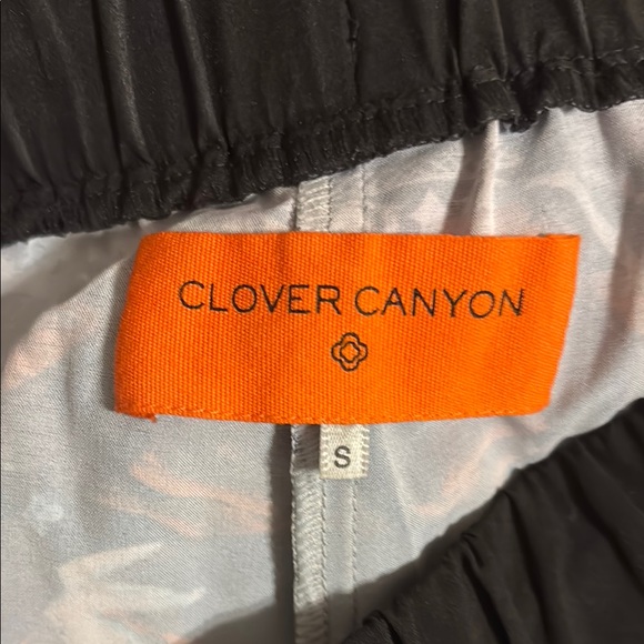 Clover Canyon Drawstring Black and Orange Pants - Picture 2 of 7